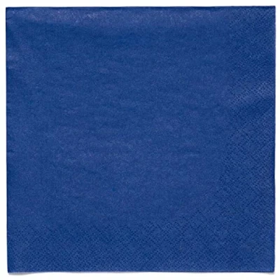 Image de amscan Serviettes de Table Bleu Marine, 9915402 209