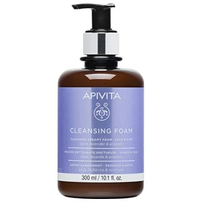 Image de Apivita Foam Cleanser Face &amp; Eye LIMITED EDITION with Olive Lavender 300ml