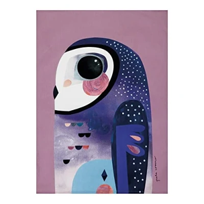 Image de Maxwell &amp; Williams Serviette de Table 100% Coton, Imprimé Chouette, Collection Pete Cromer, 50 x 70 cm Multicolores