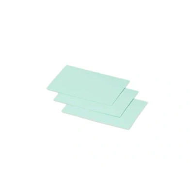 Image de Clairefontaine 1233C Paquet de 25 Cartes Simples Format 7x9,5cm 210g/m² Coloris Vert Jade Cartons d&#039;Invitation Evènements et Correspondance Gamme Pollen Papier Premium Lisse