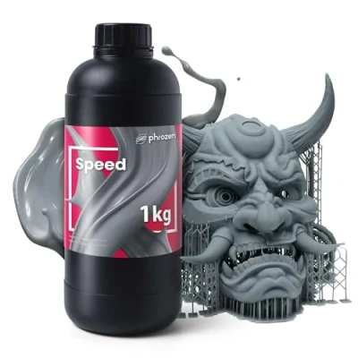 Image de Phrozen Speed Resin Résine d&#039;Impression 3D Ultra Rapide Haute Précision, Jusqu&#039;à 8x Plus LCD Standard à Photopolymérisation UV de 405 nm (1kg)