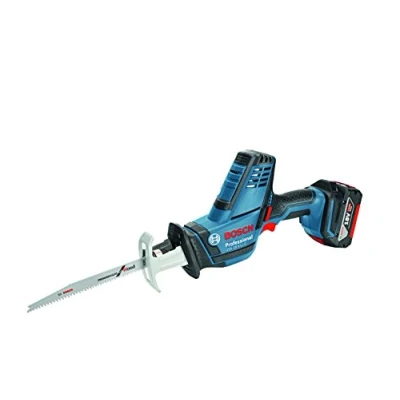 Image de Bosch Professional 18V System GSA 18 V LI C Sierra sable a batería (0 3050 cpm, profundidad de corte 200 mm, 2 baterías x 5.0 Ah, en L BOXX)