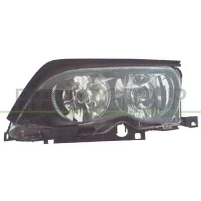 Image de PRASCO BM0204903 Phares droit H7/H7 FF noir pour circulation à droite avec moteur électrique commande correcteur de site projecteur