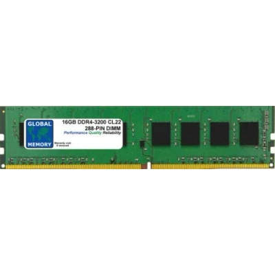 Image de 16Go DDR4 3200MHz PC4 25600 288 PIN DIMM MÉMOIRE RAM POUR ORDINATEURS DE BUREAU/CARTES MERES