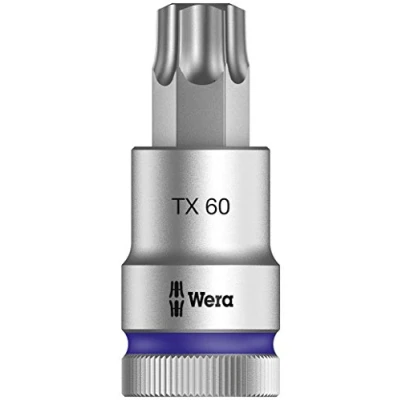 Image de Wera 05003838001 8767 C HF TORX Embouts à douille Zyklop emmanchement 1/2&quot; avec fonction de retenue, TX 60 x mm, Violet