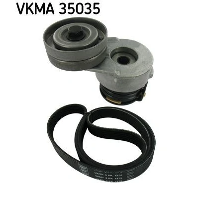 Image de SKF VKMA 35035 Jeu de courroies trapézoïdales à nervures OPEL: Meriva A, Astra H 3/5 portes, GTC, VAUXHALL: Mk5