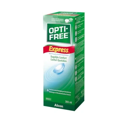 Image de Opti Free Express Solution d&#039;entretien pour lentilles, Bouteille individuelle, 355 ml