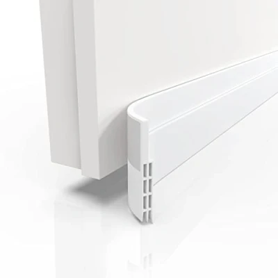 Image de Domar Bas de Porte Isolant 200cm Blanc Isolation Adhésif Extra Fort Boudin Froid maximale Anti Bruit