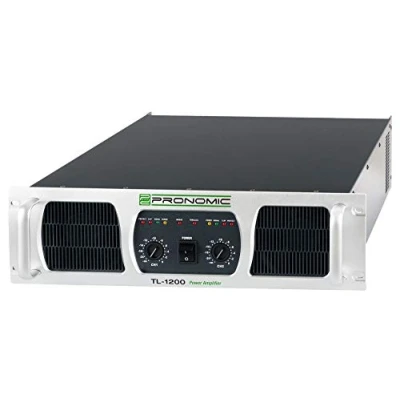 Image de Pronomic TL 1200 Amplificateur de puissance stéréo avec 2x 2400 watts Ventilateur à régulation thermique Mode parallèle, et bridge circuits protection Type circuit sortie H