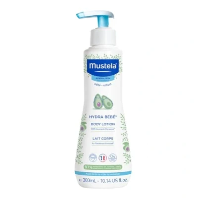 Image de Mustela Hydra Bébé Lait Corps Flacons Pompe 300 ml