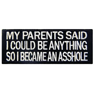 Image de Mes parents ont dit que je pouvais être n&#039;importe quoi Brodé à Repasser ou Coudre Patch