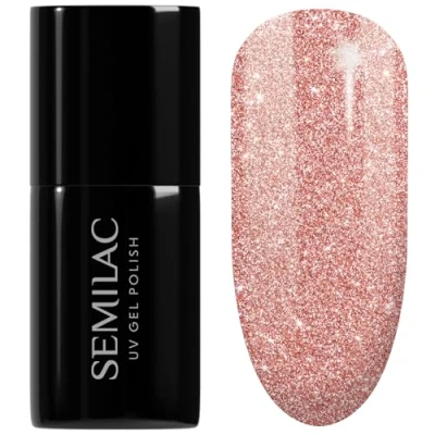 Image de Semilac Vernis semi permanent UV 458 Sparkling Rose 7ml Collection Flash
