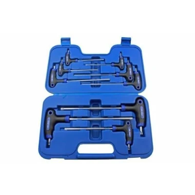 Image de US PRO Lot de 9 clés torx/Allen avec poignée en T T10 T50 1613