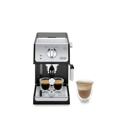 Image de De&#039;Longhi Machine à Café Pompe, Expresso ECP 33.21.BK, Noir H x L P : 36 31.5 25.5 cm