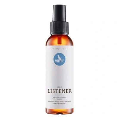 Image de animaux vimi Ear Cleaner Good Listener Spray NETTOYANT pour Oreilles sensibles des Chiens Soin avec Camomille, Calendula &amp; hamamélis Nettoyage en Profondeur Douceur 100 ML