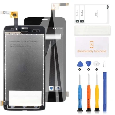 Image de Écran LCD pour Honeywell EDA51 Affichage Tactile Digitizer Assemblée Verre Remplacement avec Outils(Noir)