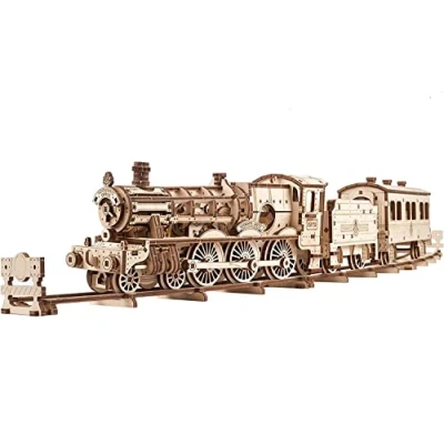 Image de UGEARS Harry Potter Hogwarts Express Puzzles 3D pour Adultes à Construire Kits de Modèles un Ensemble Train Jouet