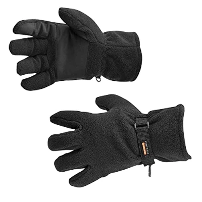 Image de Portwest Gant en polaire avec doublure insulatex, couleur : noir, GL12BKR