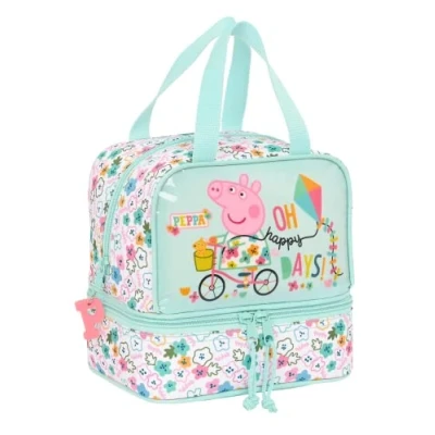 Image de Safta Porte goûter Isotherme Peppa Pig « Cosy Corner » 20 x 15 cm, 812290040, Multicolore