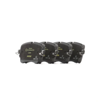 Image de TEXTAR 2230701 Jeu de plaquettes frein préparé pour indicateur d&#039;usure avec vis d&#039;étrier AUDI: Q7, A8 D4, A6 C8 Avant