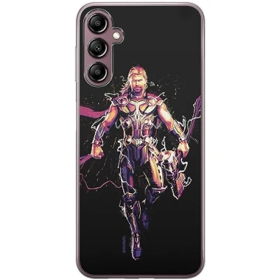 Image de ERT GROUP Coque de téléphone Portable pour Samsung A14 4G/5G Original et sous Licence Officielle Marvel Motif Thor 005 Parfaitement adapté à la Forme du Portable, en TPU