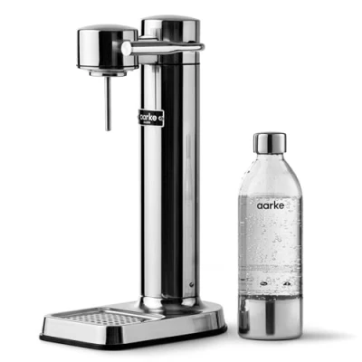 Image de Aarke Carbonator 3, Machine à Soda avec Bouteille d&#039;eau, Finition Acier
