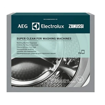 Image de AEG M3GCP200 9029799310 Super Clean Nettoyant profond pour machine à laver Contient 2 sachets