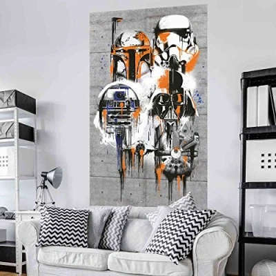 Image de Komar Vd 022 &quot;célébrer le Galaxy&quot; Star Wars papier peint Multicolore
