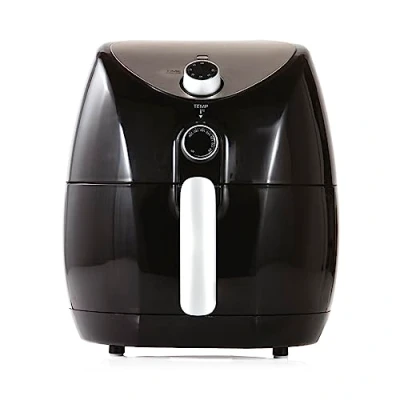 Image de Tower T17021 Air Fryer Friteuse sans Huile Électrique à de Taille Familiale avec Circulation d&#039;Air Rapide, Minuterie 60 Minutes, 4,3 L, 1 500 W, Noir