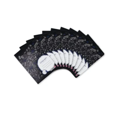 Image de Landre 100050070 carnet de notes format a5 16 feuilles chacun, fond 4 ligné 80 g/m ²) et sans bois 3 motifs couverture assortis