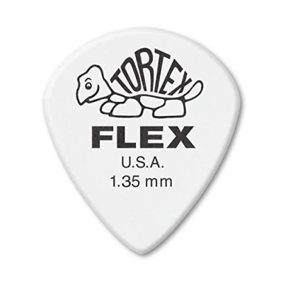 Image de Dunlop 466P135 Médiators Tortex Flex Jazz III XL 1,35mm sachet de 12