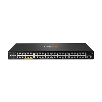 Image de Aruba, a Hewlett Packard Enterprise company JL557A commutateur réseau Géré L3 Gigabit Ethernet (10/100/1000) Connexion Ethernet, supportant l&#039;alimentation Via ce Port (PoE) Noir