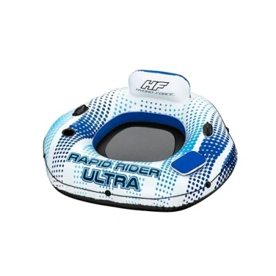 Image de Bouée Hydro Force Rapid Rider™ Ultra Tube, 152 cm, fond en maille filet, 1 porte gobelet, glacière