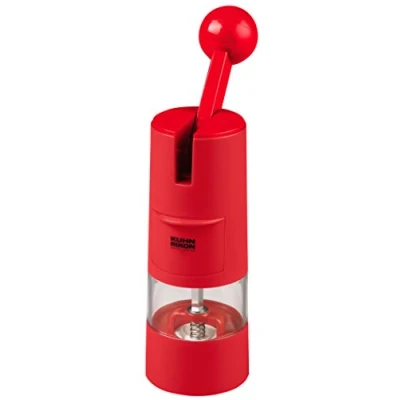 Image de KUHN RIKON 25552 Moulin à Epices Cliquet Inox Rouge