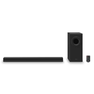 Image de Panasonic Barre de Son SC HTB490EGK I 240W Système 2.1ch Caisson Basses sans Fil Bluetooth HDMI USB Entrée Optique Fixation Murale Noir Version Française