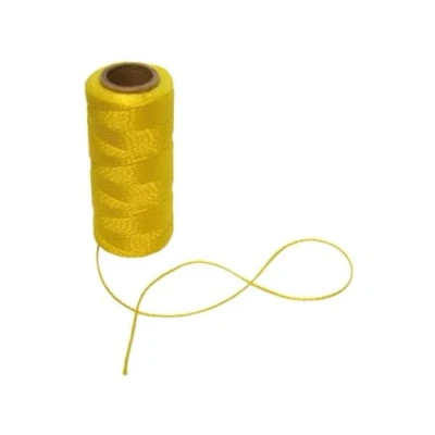 Image de Toolland Cordeau de maçon, diamètre 1.2 mm, Longueur 100 m, Jaune