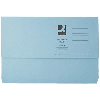 Image de Q Connect Pochette à document Papier ministre Bleu