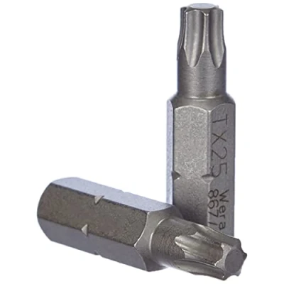 Image de Wera 05073315001 867/1 Embouts TORX Z SB, TX 25 x mm, Gris