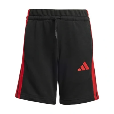 Image de adidas Mixte Enfant Essentials Shorts, Black/Pure Ruby, 4 5 Years