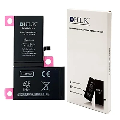 Image de DHLK® TI Line Batterie Haute Capacité Compatible avec iPhone X (A1865, A1901, A1902) 3100 mAh