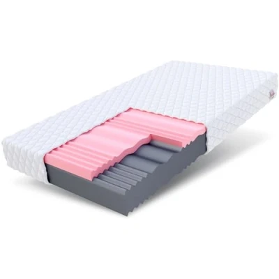Image de FDM Matelas Select 180x200 cm Mousse Froide Épaisseur 14 Dureté H3 et H4 Visco Oeko Tex antiallergiques Housse Jersey Lavable en Machine