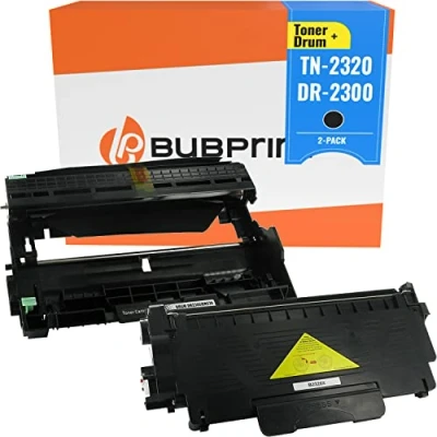 Image de Bubprint Cartouche de Toner et Tambour Compatible pour Brother TN 2320 DR 2300 DCP L2500D L2520DW L2540DN L2560DW HL L2300D L2340DW L2360DN L2365DW MFC L2700DN L2700DW