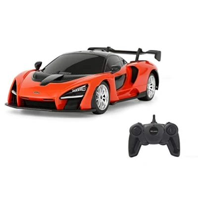 Image de Jamara McLaren Senna 403121 2,4 GHz 1:24 sous Licence Officielle, jusqu&#039;à 1 Heure de Temps Conduite à env. 9 km/h, détails Parfaitement redessinés, Finitions qualité, Orange