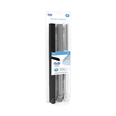 Image de 3Doodler Create ABS Recharge de filament d&#039;impression 3D Blister (x75 brins, plus 1500 m plastique extrudé) Niveaux gris