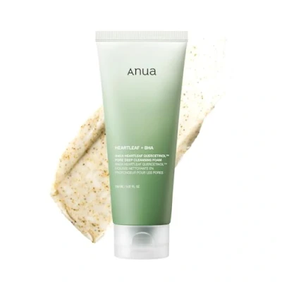 Image de ANUA Mousse nettoyante en profondeur pour les pores au quercétinol Heartleaf, nettoyant le visage, un double nettoyage, BHA, acide hyaluronique, (150 ml/5,07 fl.oz)