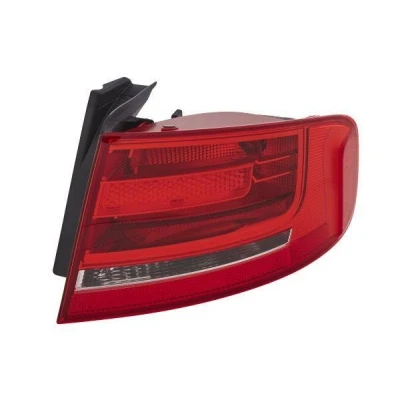 Image de HELLA 2VA 009 686 121 Feu arrière droit Partie extérieure P21W 12 Rouge avec ampoule, porte lampe AUDI: A4 B8 Berline