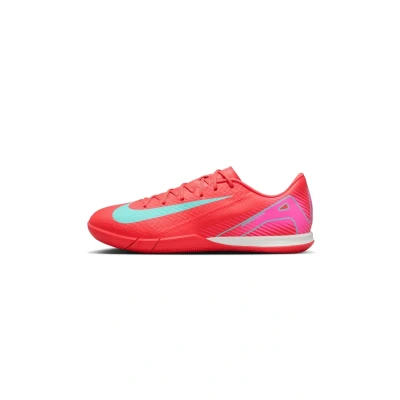 Image de Nike Performance ZOOM Vapor 16 Academy IC Chaussures de foot en salle, Taille: 42, Ember glow aurora green Matière synthétique