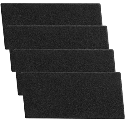 Image de Filtre pour sèche linge Bauknecht Privileg Whirlpool HX 481010354757 Avec pompe à chaleur 225 x 107 8 mm éponge Tapis filtrant(4 pièces)
