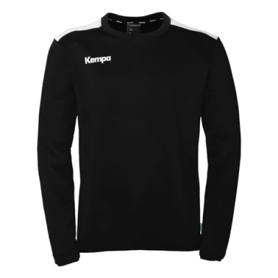 Image de Kempa Mixte Emotion 27 Training Top Sweatshirt, Noir/Blanc, XXL EU