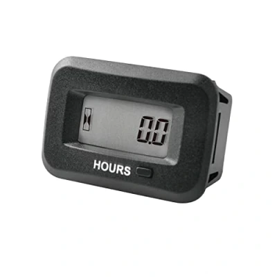 Image de Yooreal AC/DC 5 277 V Jauge de compteur d&#039;heures numérique OEM, alerte d&#039;entretien régulier, fonctionne sur divers tracteurs tondeuses à gazon ZTR/autoportées